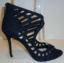 BCBG BCBGeneration Size 9 M DRITA Black Leather Heels Sandals New Womens Shoes - £102.06 GBP