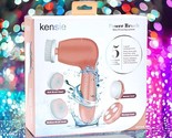 Kensie Beauty - Power Brush Set in CORAL MSRP $49.99 Brand New in Box - $34.64