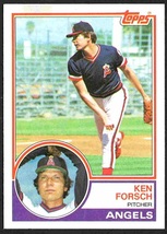 California Angels Ken Forsch 1983 Topps Baseball Card #625 nr mt    - $0.50