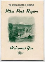 Pikes Peak Region Welcomes You Booklet 1930&#39;s Colorado - £11.75 GBP