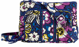NWT VERA BRADLEY AFRICAN VIOLET ICONIC LITTLE HIPSTER CROSSBODY ORIG PAC... - £28.77 GBP