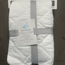 Waterproof Fitted Mini Crib Mattress Pad Cover - Cloud Island White. 38”... - $19.79