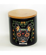 Inhomestylez Embossed Sugar French Bulldog Boston Terrier Black 5-1/4&quot; C... - $41.14 CAD