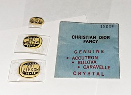 Vintage Lot of Four Watch Crystals including One Dior - £4.74 GBP