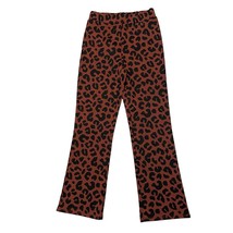 Marine Layer Valencia Kick Flare Pants Cheetah Animal Print Casual - Size XS - £25.12 GBP