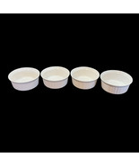 Set of 4 Corning Ware F-16-B French White 500ml Ramekins Bowls Vintage - $23.33