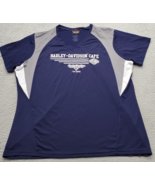 Harley Davidson Jersey Womens 2XL Navy Mesh Las Vegas Cafe Augusta Sport... - $29.74 CAD