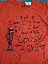 DEADPOOL 2 Lousy ComicCon T-SHIRT SDCC New Marvel Large I Went To All I ... - $18.81