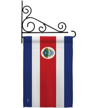 Costa Rica Garden Flag Set Nationality 13 X18.5 Double-Sided House Banner - £22.49 GBP