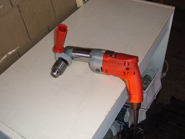 Milwaukee Corded 0234-1 Magnum vsr 1/2&quot; Drill with Right Angle Attachmen... - $145.00