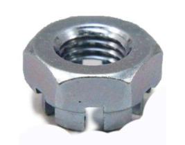 1986-2015 HONDA BALL PIN CASTLE NUT (10MM) NEW GENUINE OEM 90321-SE0-000 - $12.86
