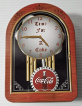 coca cola time for a coke clock tin 6x4x2 1997,Empty - $9.70
