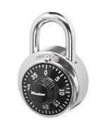 Master Lock Combination 1-7/8 in. (48mm) Wide Black Dial Locker Lock Sta... - $9.90