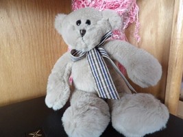 Teddy Bear Beige Plush Stuffed Animal Burton &amp; Burton 12&quot; - £6.59 GBP