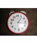 COLLECTABLE VINTAGE RETRO STAIGER WIND UP ALARM CLOCK   8 inches tall works - $94.77 CAD