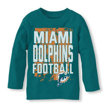 NFL Miami Dolphins Boy or Girl Long Sleeve Shirt  Infant  Size 6-9 or 9-12 M NWT - $12.59