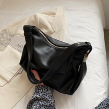 Vintage Soft Pu Leather Women&#39;s Shoulder Bags Fashion Female Underarm Bag for Wo - £33.14 GBP
