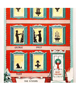 1960s Merry Christmas Greeting Card The Fosters House Front Holiday Ephe... - $367.78 MXN