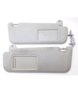 2012-2018 Toyota Prius V Driver &amp; Passenger Sun Visor Pair Gray Vinyl OEM - $92.09