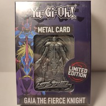 Yugioh Gaia The Fierce Knight Metal Card Silver Ingot Official Collectible - £17.66 GBP