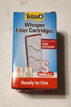 x6 Tetra Whisper Filter Cartridges &quot;S&quot; Small Fish Aquarium Crystal Clear Water - £6.13 GBP
