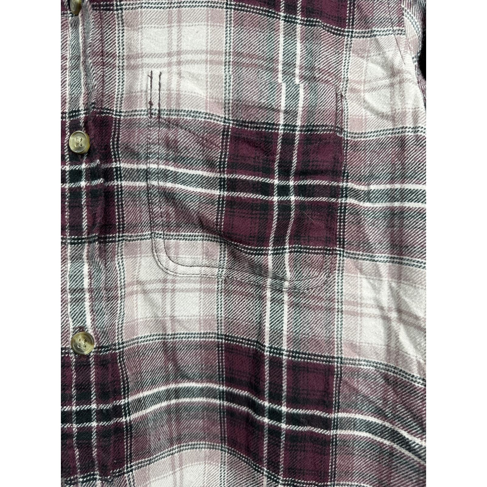 American Eagle Outfitters Ahh-Mazingly Soft Flannel Classic Fit Purple Size XS Item image 2