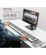Electronic Piano Keyboard Roll Portable Flexible Fold Music Midi Decals ... - £6.99 GBP+