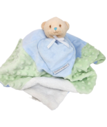 BLANKETS AND BEYOND BABY TEDDY BEAR HEART SECURITY BLANKET PLUSH SOFT RA... - £44.03 GBP