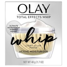 Olay Total Effects Whip Active Whipped Light as Air Cream Moisturizer  1.7oz - $13.99
