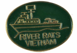 River Rats Vietnam Hat Pin Or Hat Pin - Veteran Owned Business Lapel Pin Or Hat - $5.58