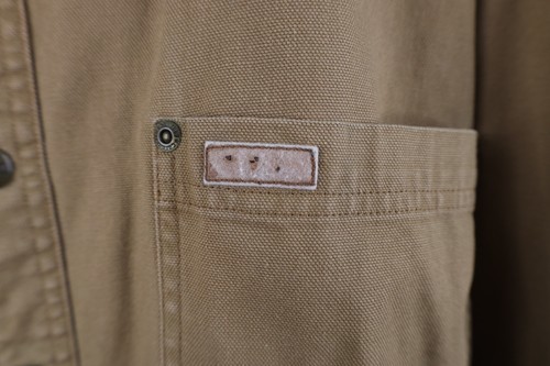 Vtg Carhartt Mens 2XLT Faded Flannel Lined Canvas Button Shirt Jacket Jac Shirt Item image 4
