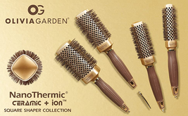 Olivia Garden NanoThermic Ceramic + Ion Barrel Brush, 1/2" (NT-12) image 8
