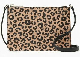 NWB Kate Spade Darcy Leopard Crossbody WLR00689 Cheetah $249 Animal Gift Bag FS1 - £101.90 GBP