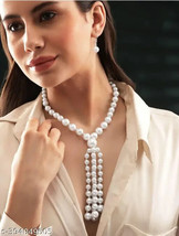 Kundan Jewelry Set Elegant Westerna Bollywood Pearl Party Wear Set - $37.50 MXN