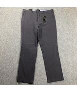 Banana Republic Pants Adults 38x32 Gray Slim Stretch Chino Cotton Mens NWT - $492.59 MXN