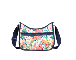 LeSportsac Colorful Garden Classic Hobo Crossbody Bag, Festive Tropical ... - $1,578.50 MXN