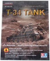 T-34 TANK Big Box INTERACTIVE CD-ROM Sealed NEW 2001 WWII History Data F... - $26.72