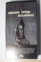 Escape From Alcatraz VHS Tape Clint Eastwood 1979 Paramount Don Siegel VG+ Movie - £7.66 GBP