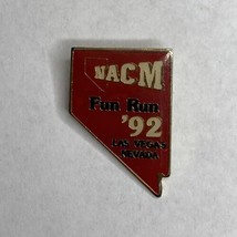 NACM 1992 Fun Run Nevada Vintage Lapel Pin - $9.00