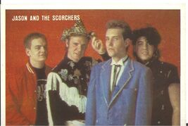 ⭕VTG card pocket calendar 1986 JASON AND THE SCORCHE Portugal group musi... - $3.96
