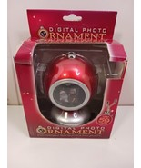 FSG Digital Photo Red Ornament 59 Photo Capacity 1.5 “ Screen New BOX DA... - £7.75 GBP