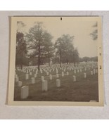 1968 Arlington Cemetery Vintage Photo Picture 3 1/2” X 3 1/2” Box4 - $9.89