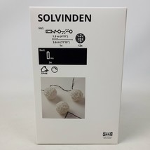 Ikea SOLVINDEN LED String Light with 12 Lights Battery Operated White New - $528.89 MXN