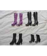 Barbie Boots 4 Pairs EUC - $9.89