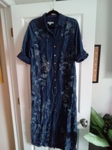 Chico&#39;s Women&#39;s Maxi Dress Blue Pattern Size 2 BOX-F AM  - $54.99