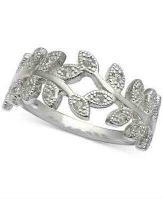 Giani Bernini Cubic Zirconia Vine Ring in Sterling Silver,Size 9 - $40.00