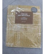 West Elm Etched Grid Curtain Panel 48 X 96 Drapery NEW - €42,48 EUR
