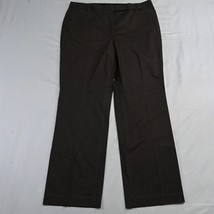 NEW Talbots 16 Brown Heritage Bootcut Trouser Womens Stretch Dress Pants - £31.96 GBP