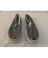 ADULT BASIC EDITION GRAY WHITE SLIP ON SKATEBOARDING MEN&#39;S sz9.5M SHOES ... - $18.46 CAD