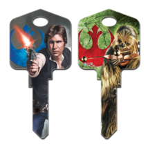 Star Wars Key Blanks Kwikset, Han Solo & Chewbacca - $10.99